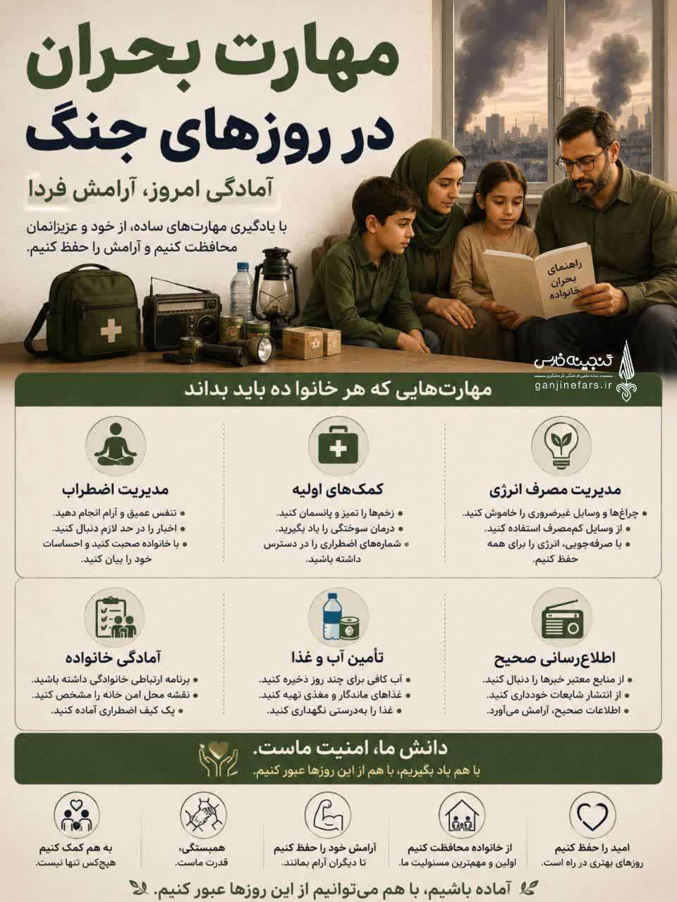 مهارت بحران در روزهای جنگ