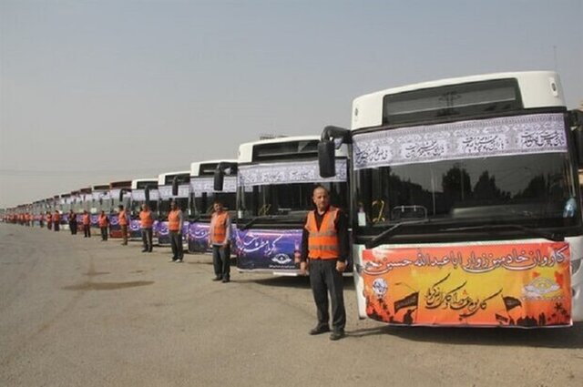 تلاش بی وقفه ناوگان حمل و نقل مسافر استان فارس برای بازگشت زائران اربعین ادامه دارد