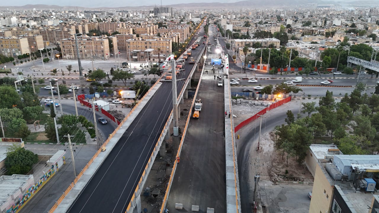 تقاطع شهیدان سرانجام در آستانه بهره‌برداری
